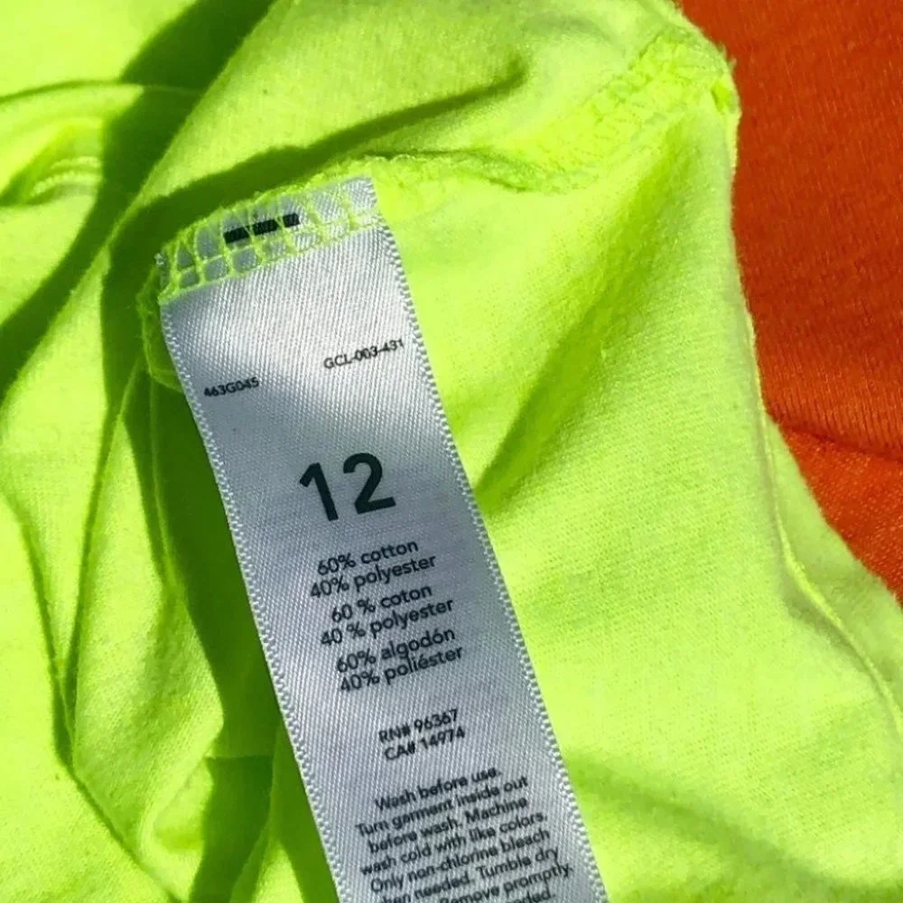 OshKosh B’gosh Neon Yellow long sleeve shirt - Super Cute!